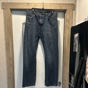 Levi's Dark Blue Straight Jeans
